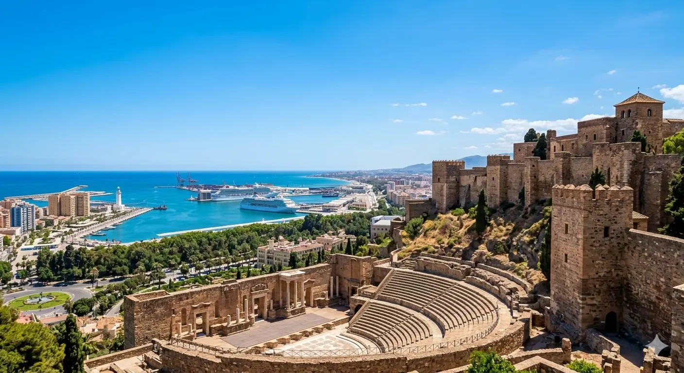 Vista de Málaga